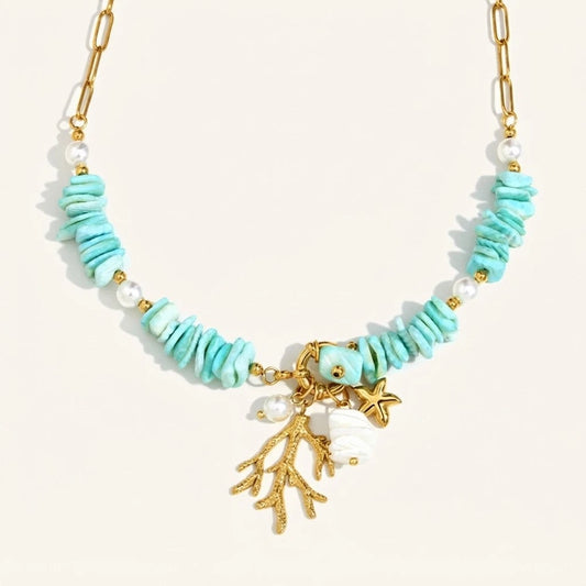 Gold Glam Adjustable Arm Necklace